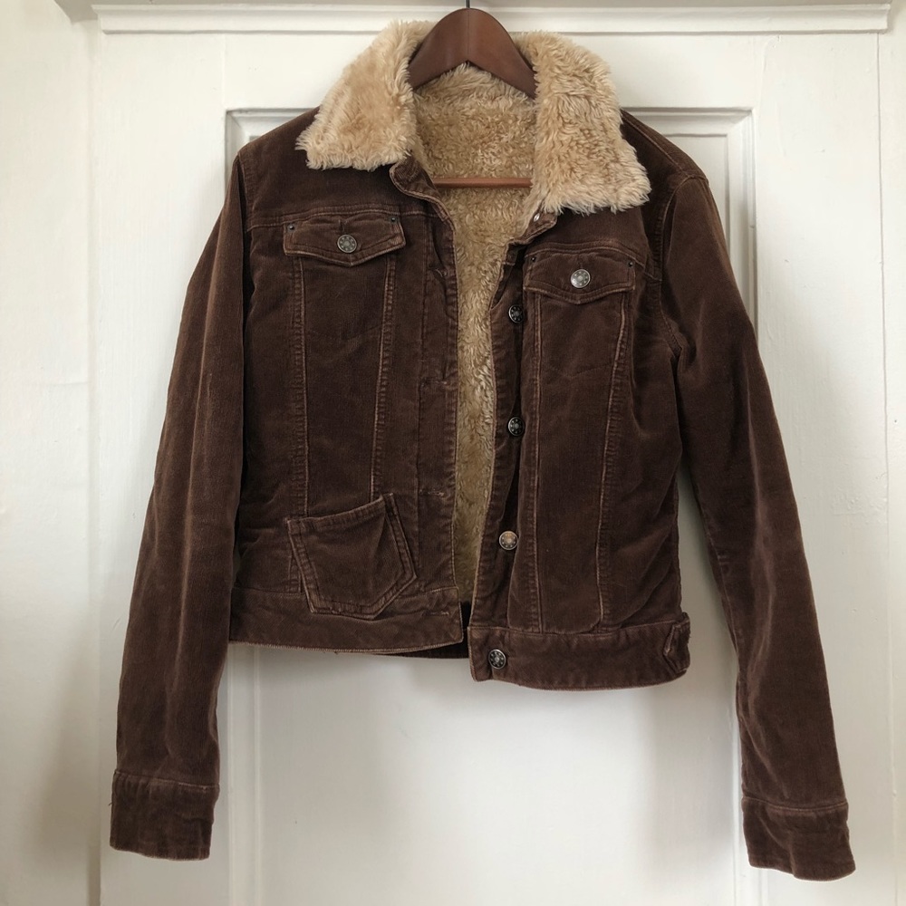 Vintage Sherpa & Corduroy Jacket